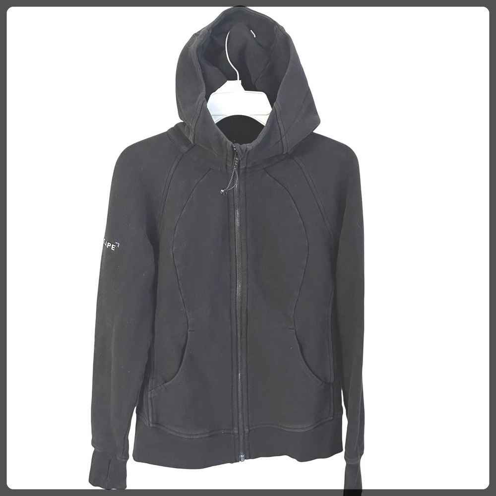Lululemon Scuba Hoodie Jacket Size 8 Cotton Polyester Blend Full Zip W/Pull Tag